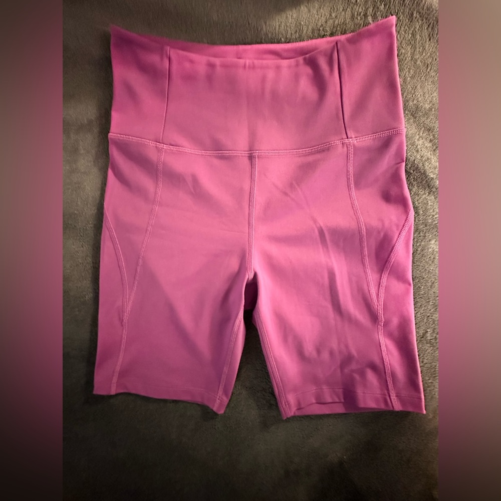 Girlfriend Collective High-Rise Pocket Biker Shorts